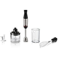 Bosch Serie 6 MSM6M622 ErgoMaster Hand Blender - 1000 W Powerful Stainless Steel Kitchen Companion